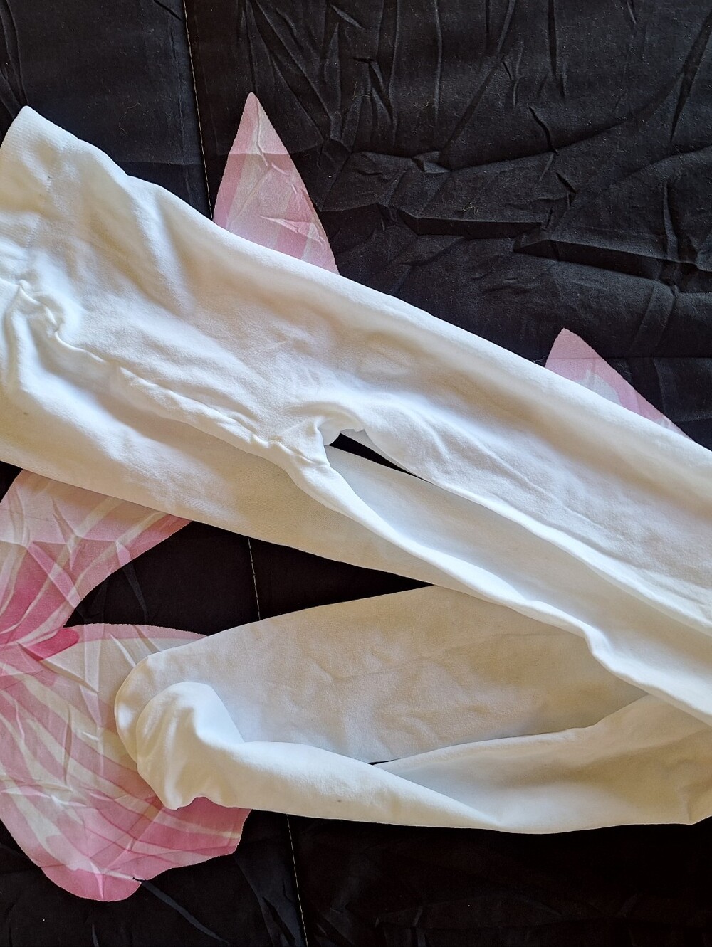 Girl's White Tights